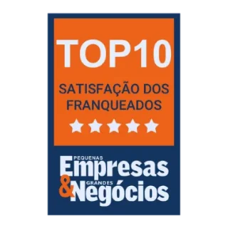Top 10 em satisfação dos franqueados